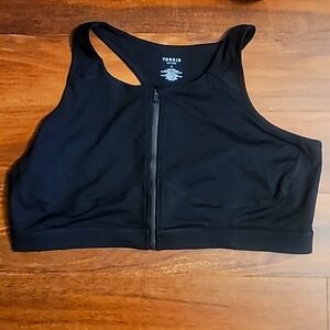 💖 NWOT Sexy Torrid Zipper Front Active Sports Bra